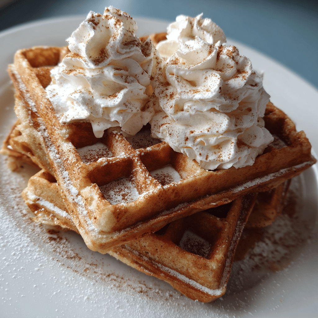 Cinnamon waffles