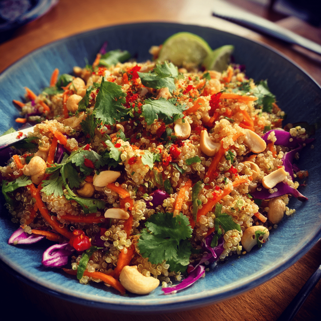 Crunchy Thai Quinoa Salad