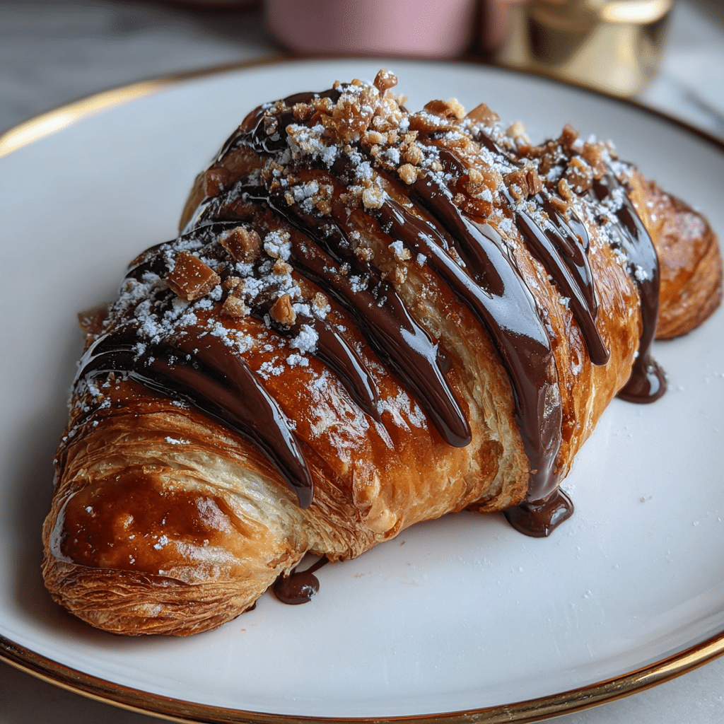 Decadent Chocolate Croissant