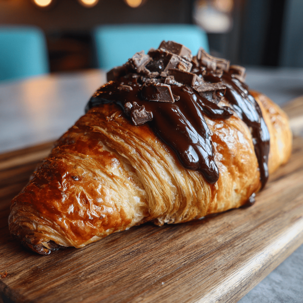 Decadent Chocolate Croissant 