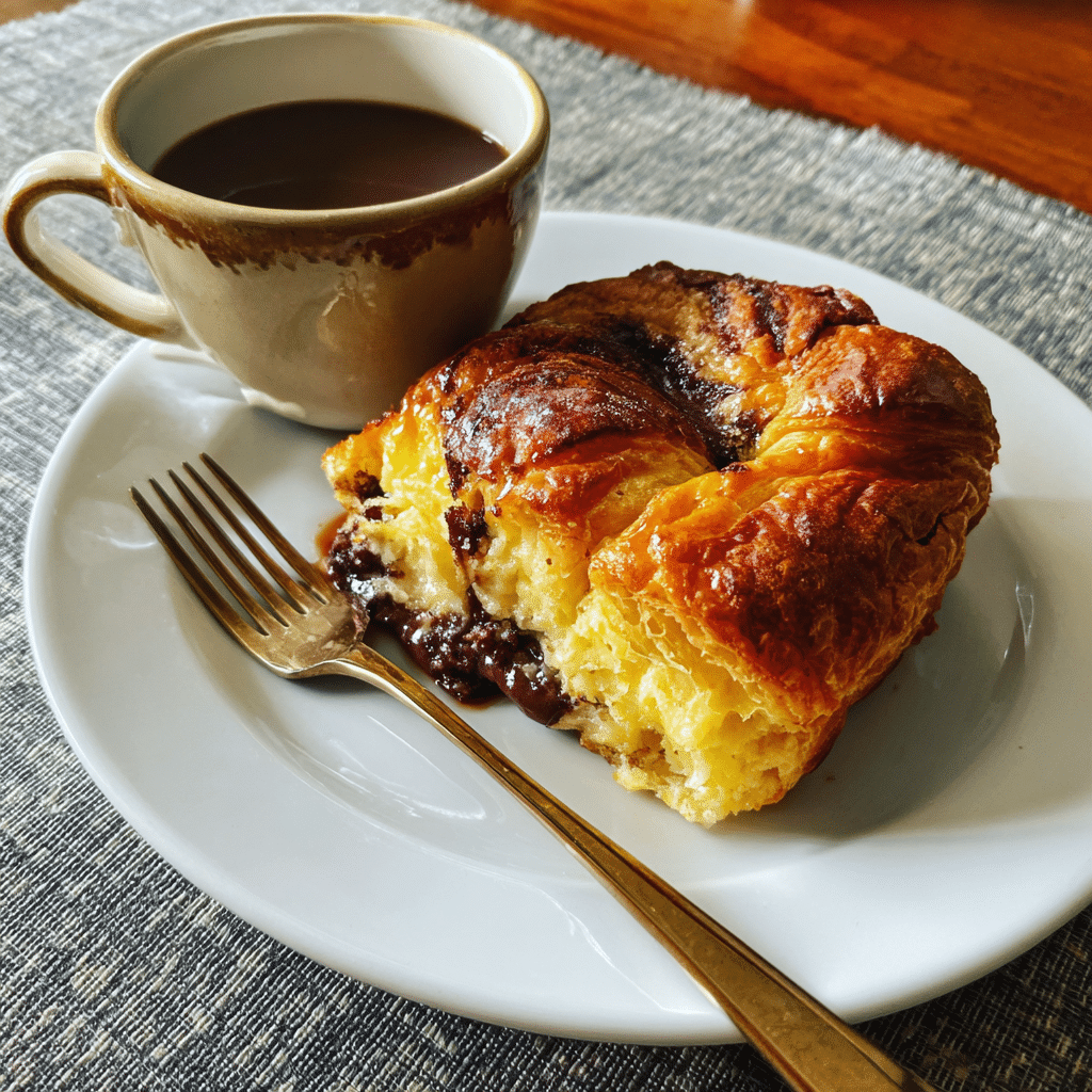 Decadent Chocolate Croissant 