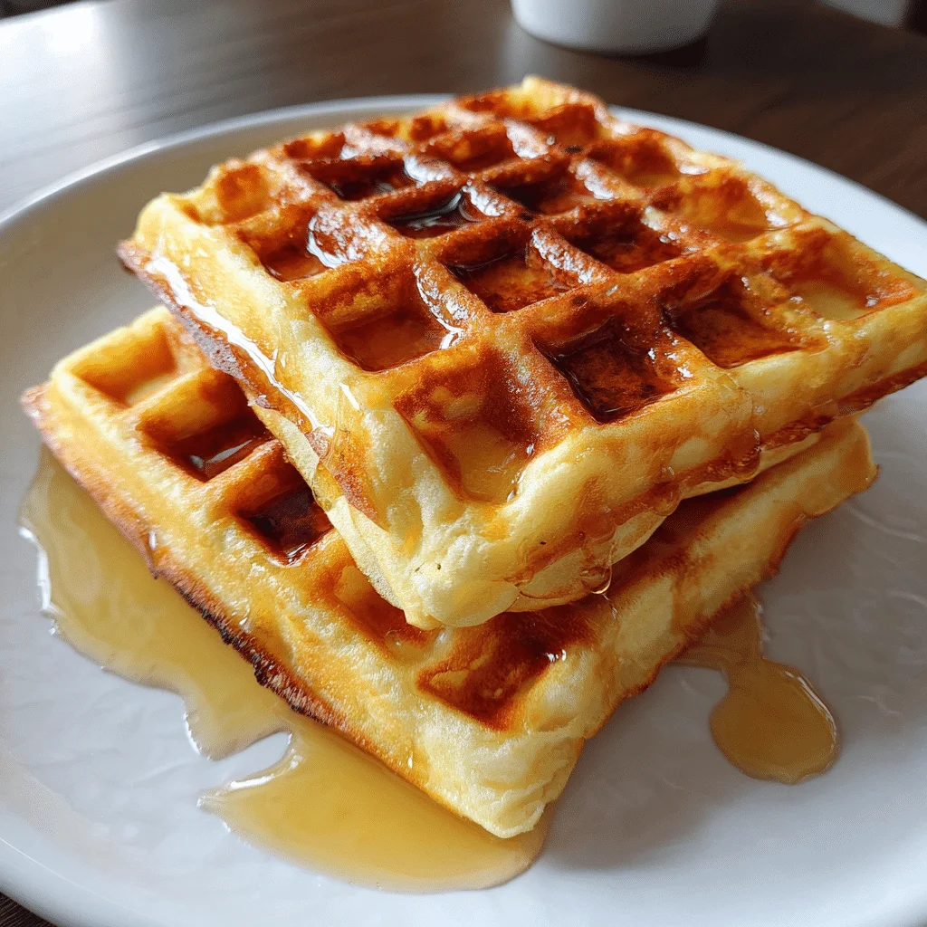 Fluffy Belgian Waffles Light 