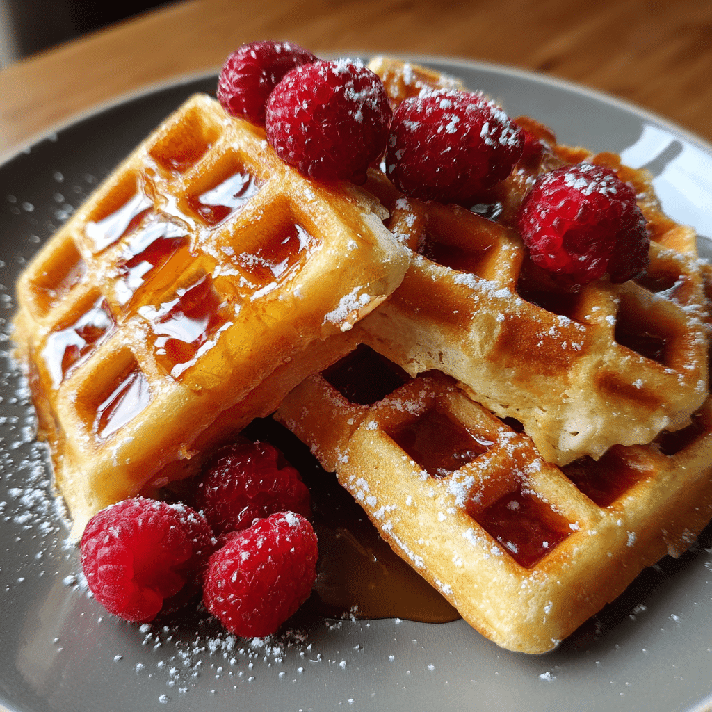 Fluffy Belgian Waffles Light