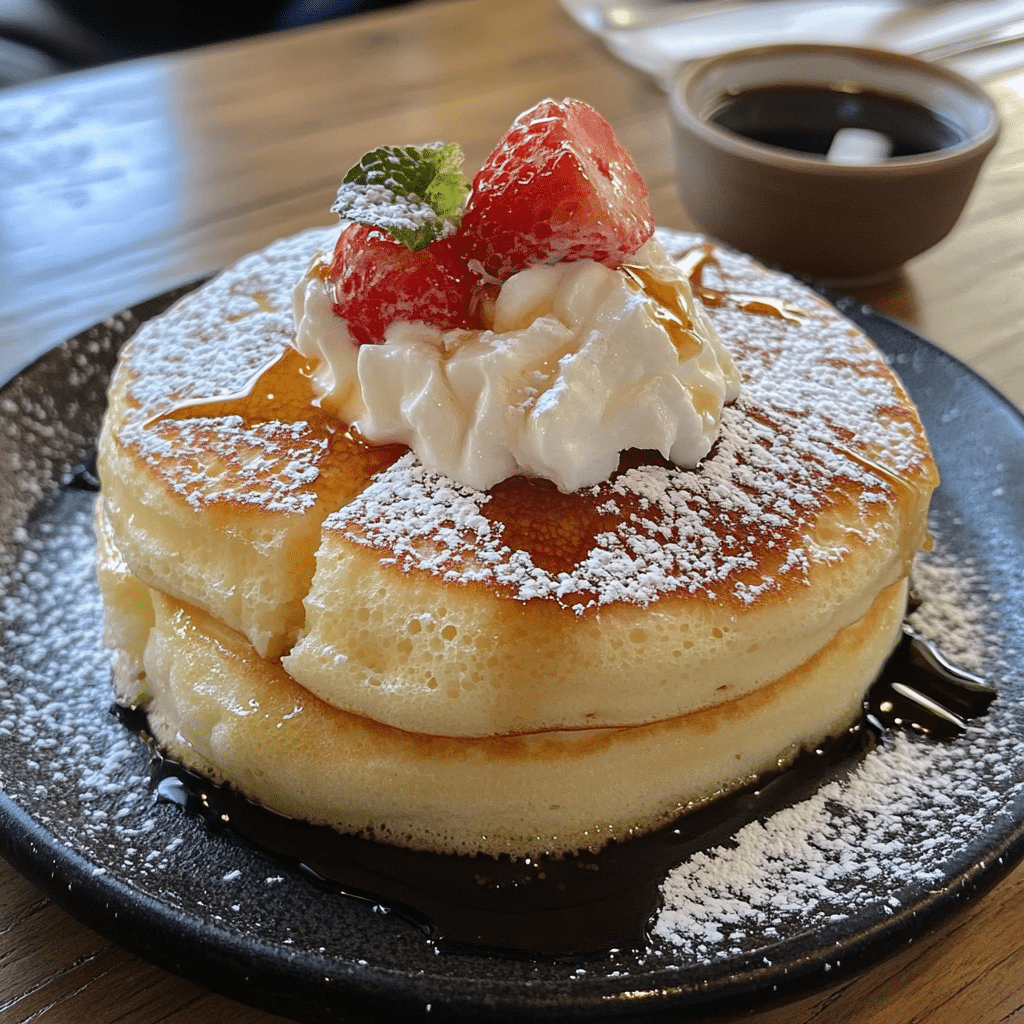 Fluffy Japanese Soufflé Pancakes