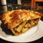 Homemade apple pie