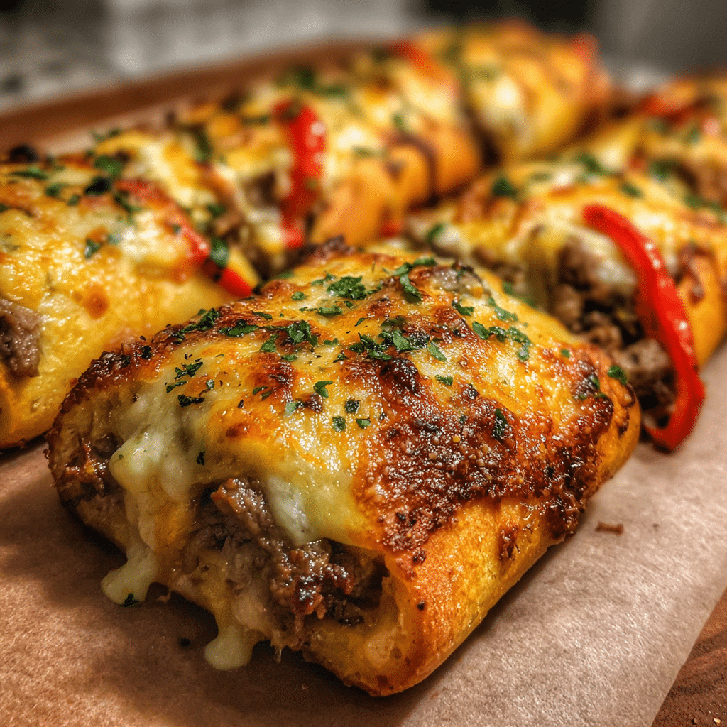Keto Philly Cheesesteak Rolls