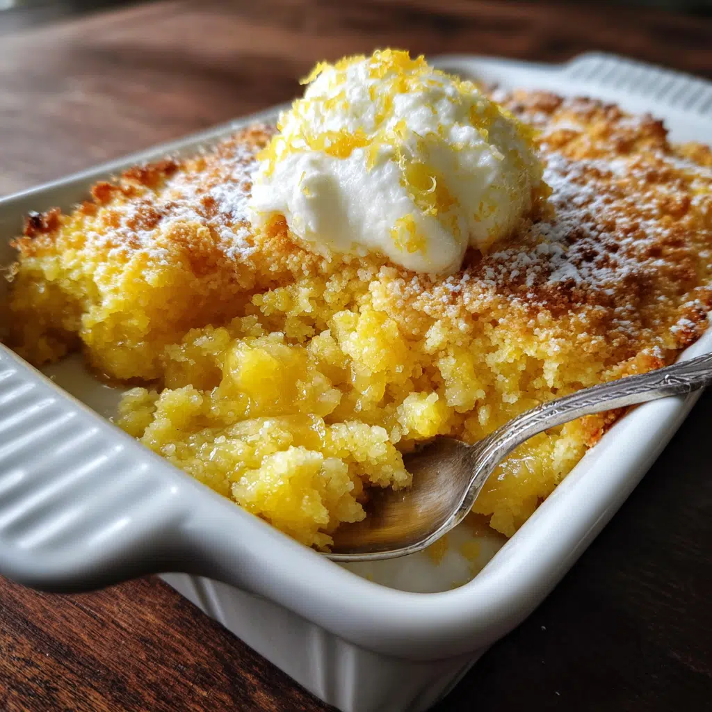 Magic Lemon Cobbler
