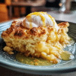 Magic Lemon Cobbler