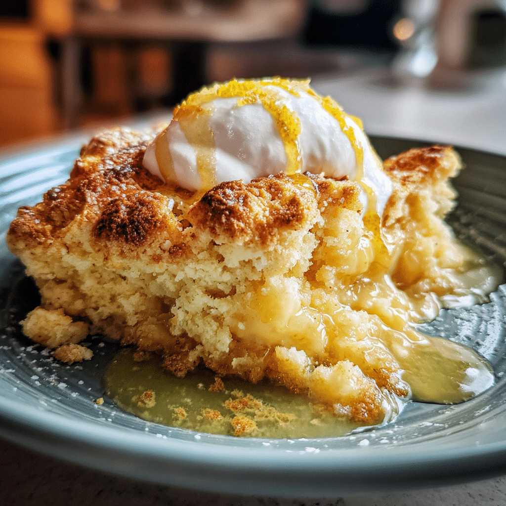 Magic Lemon Cobbler