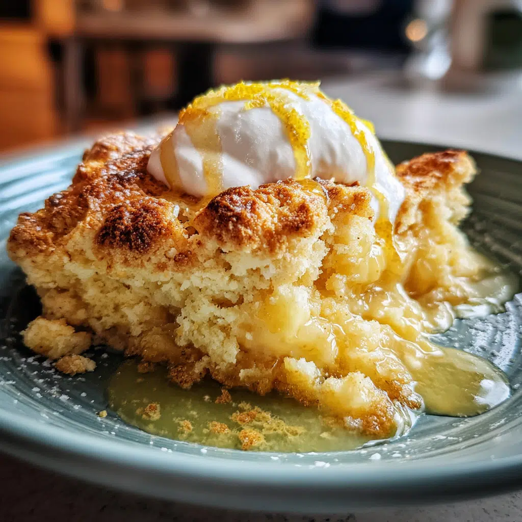 Magic Lemon Cobbler
