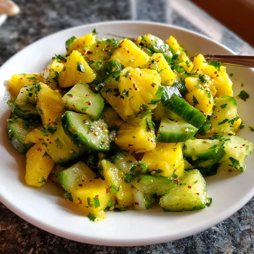 Pineapple Cucumber Salad Fresh