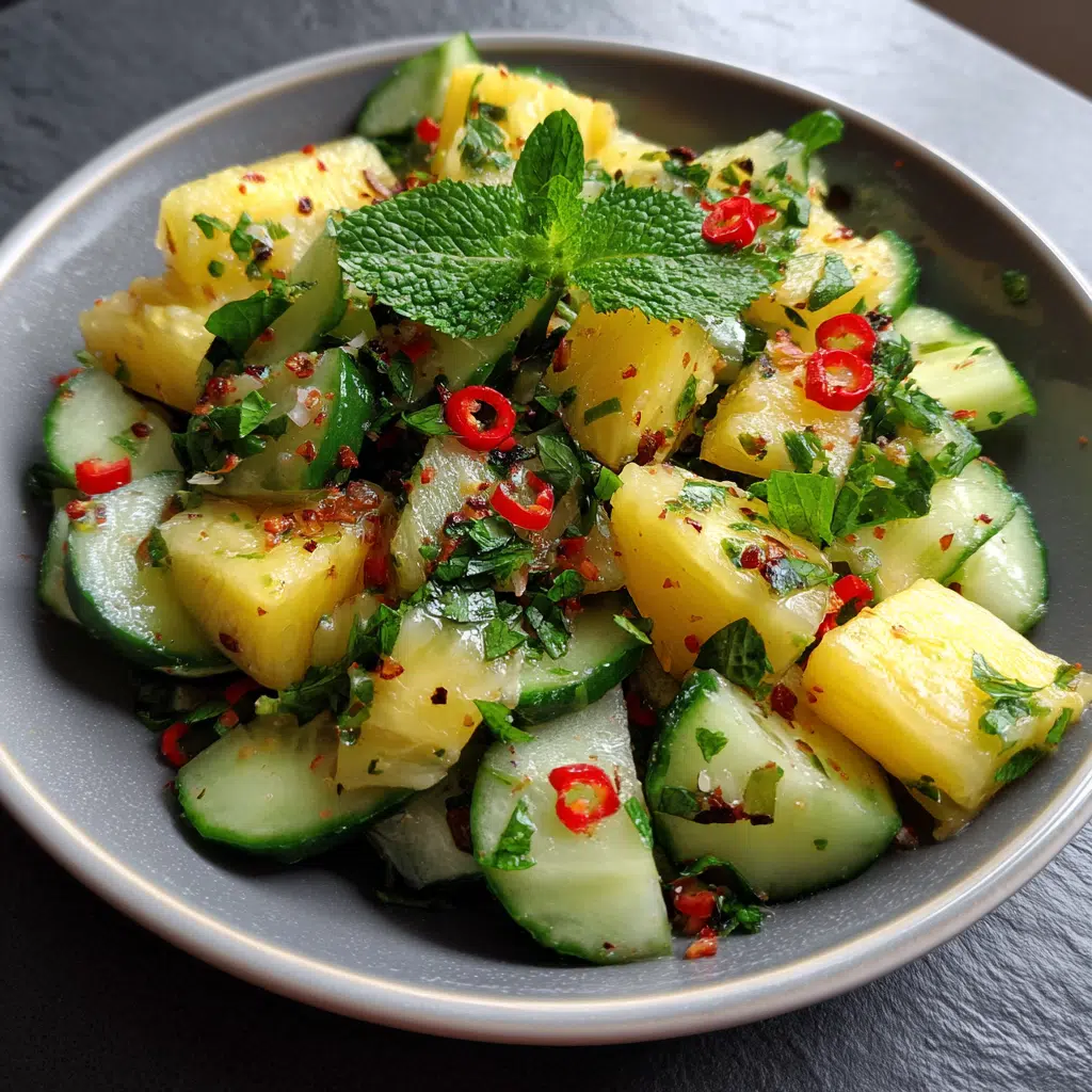 Pineapple Cucumber Salad Fresh