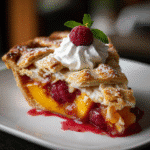 Raspberry Peach Pie