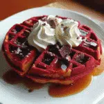 Red Velvet Marble Waffles