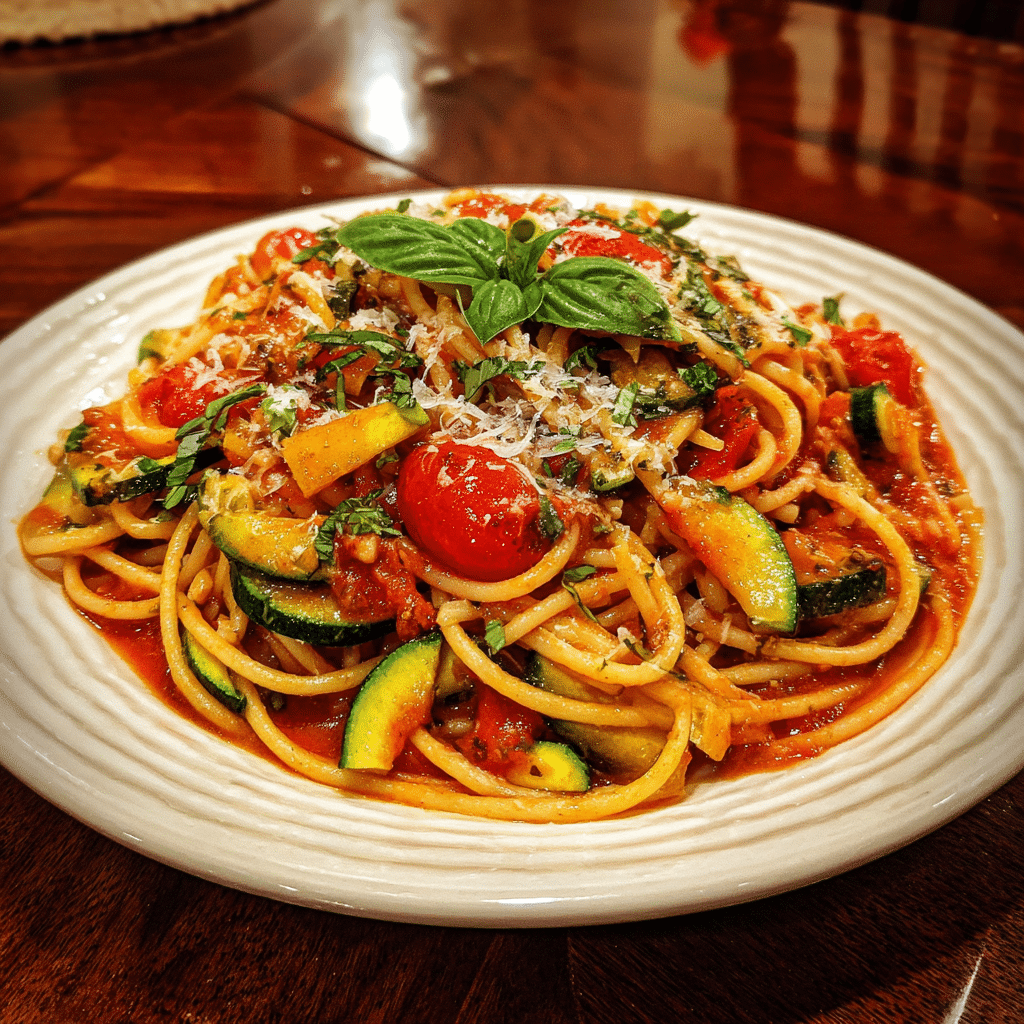 Tomato Zucchini Pasta