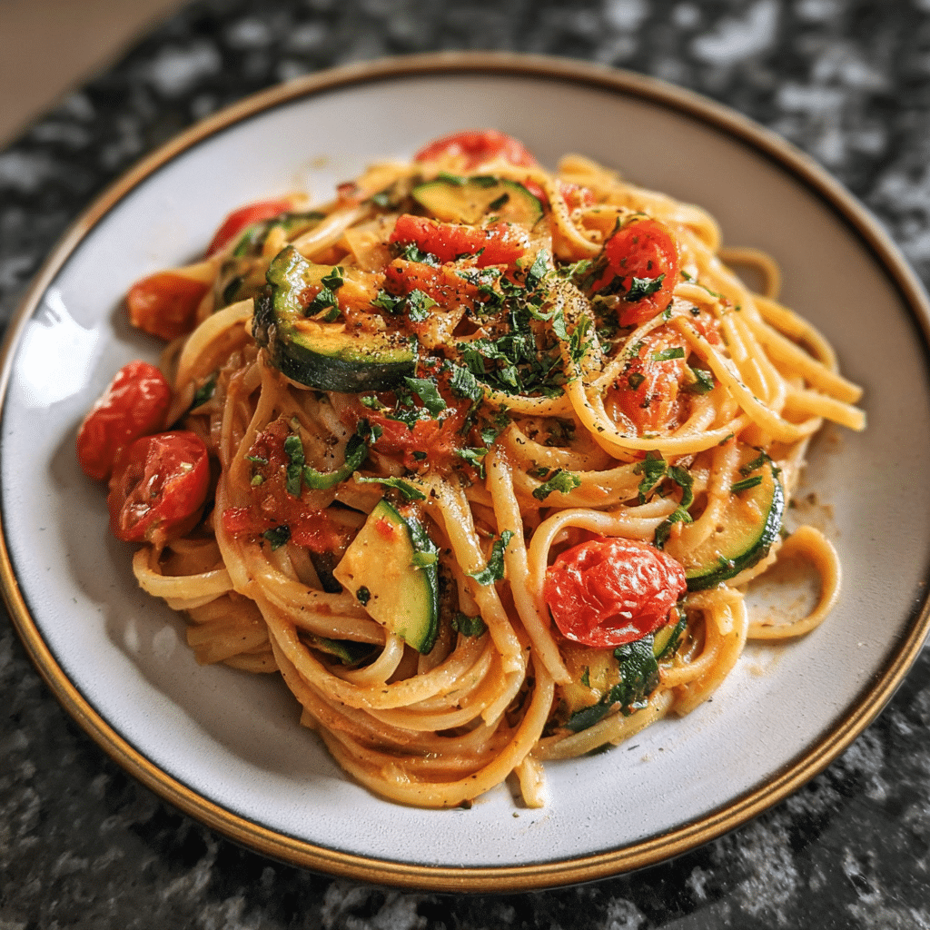 Tomato Zucchini Pasta
