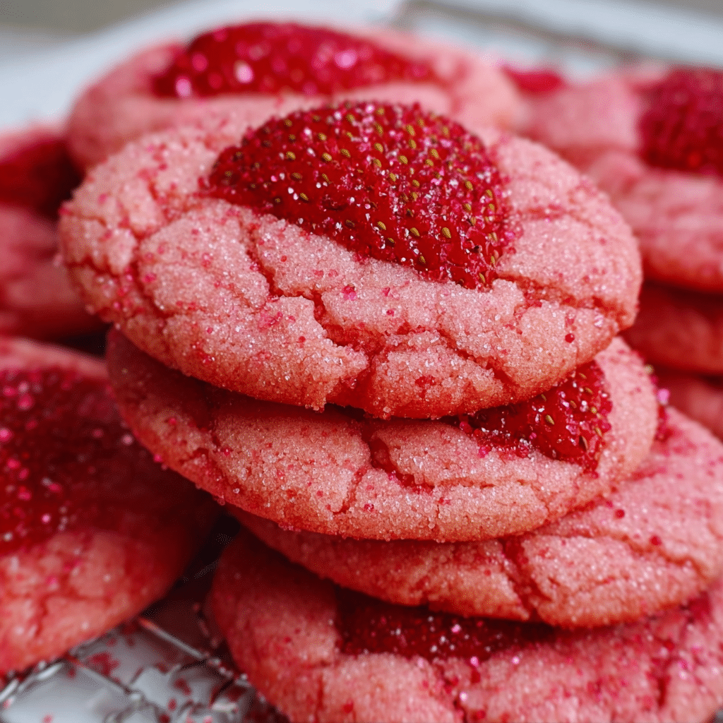 Strawberry Sugar Cookies