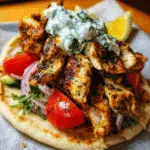 Greek Chicken Gyros