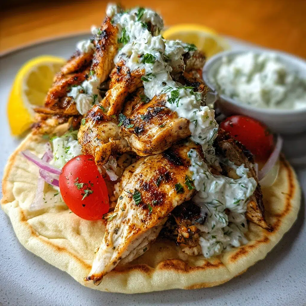Greek Chicken Gyros
