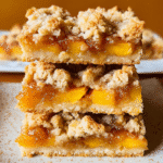 Peach Cobbler Bars