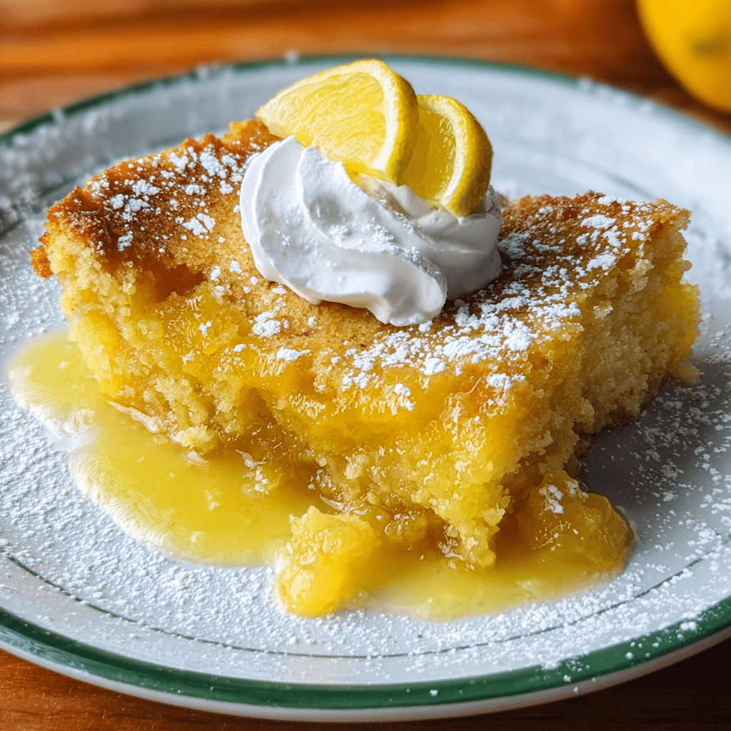 Magic Lemon Cobbler