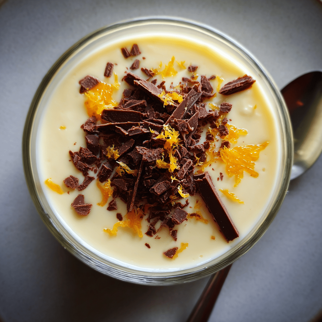 Chocolate Orange Posset