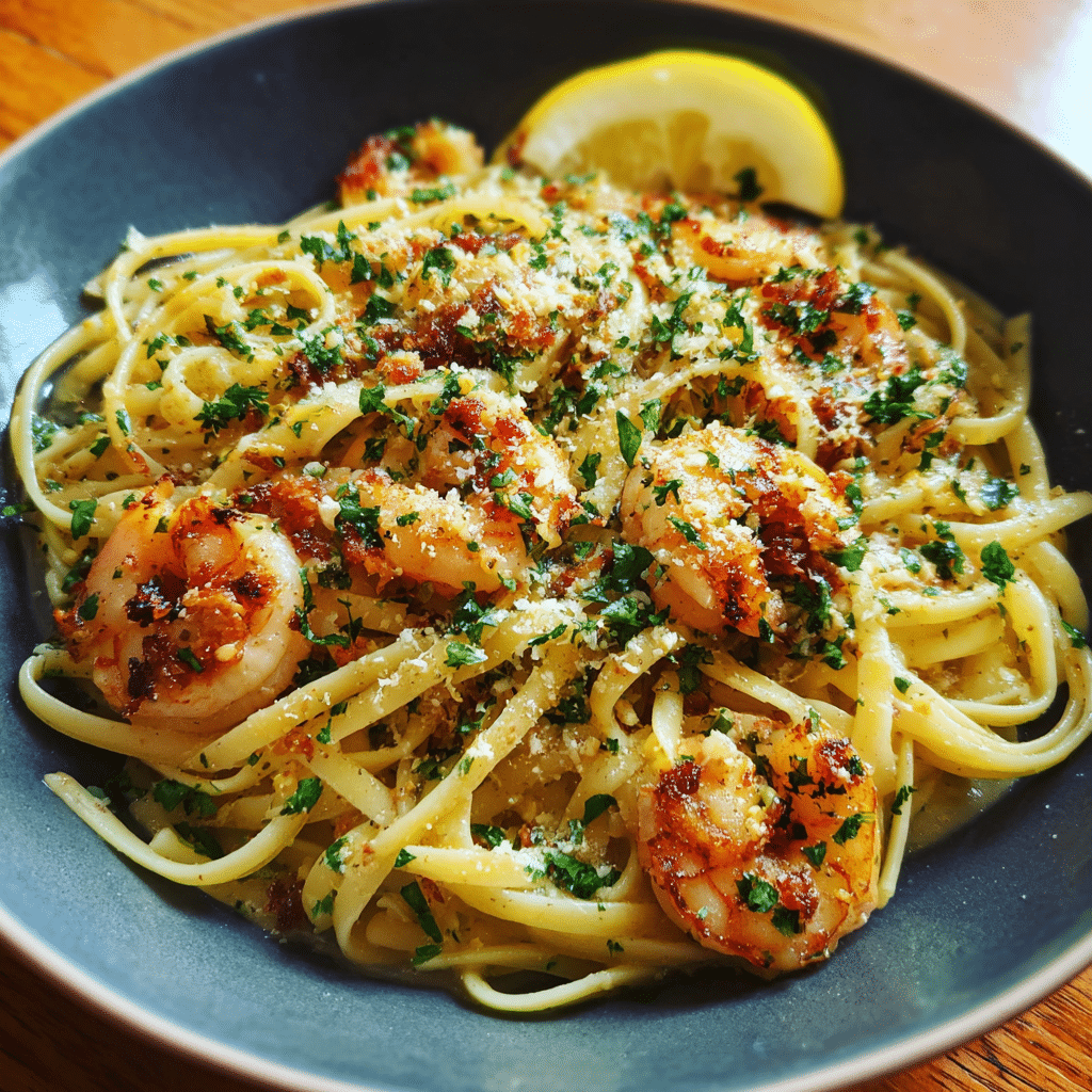 Shrimp Scampi Pasta