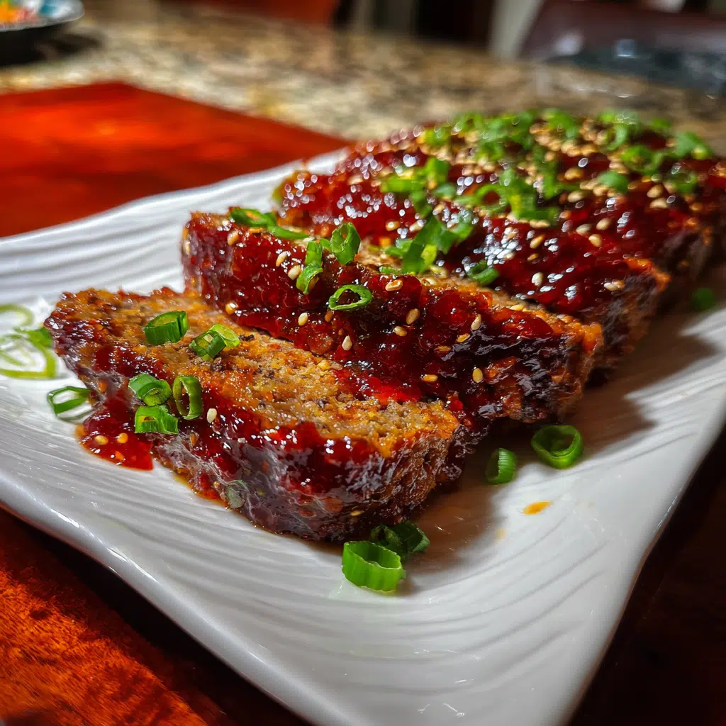 Sweet & Spicy Korean BBQ Meatloaf