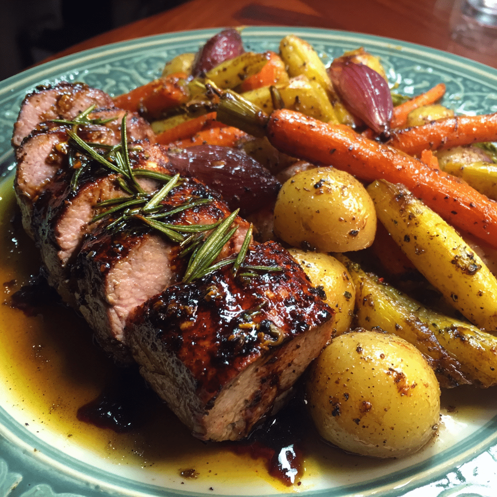 Balsamic Glazed Pork Tenderloin