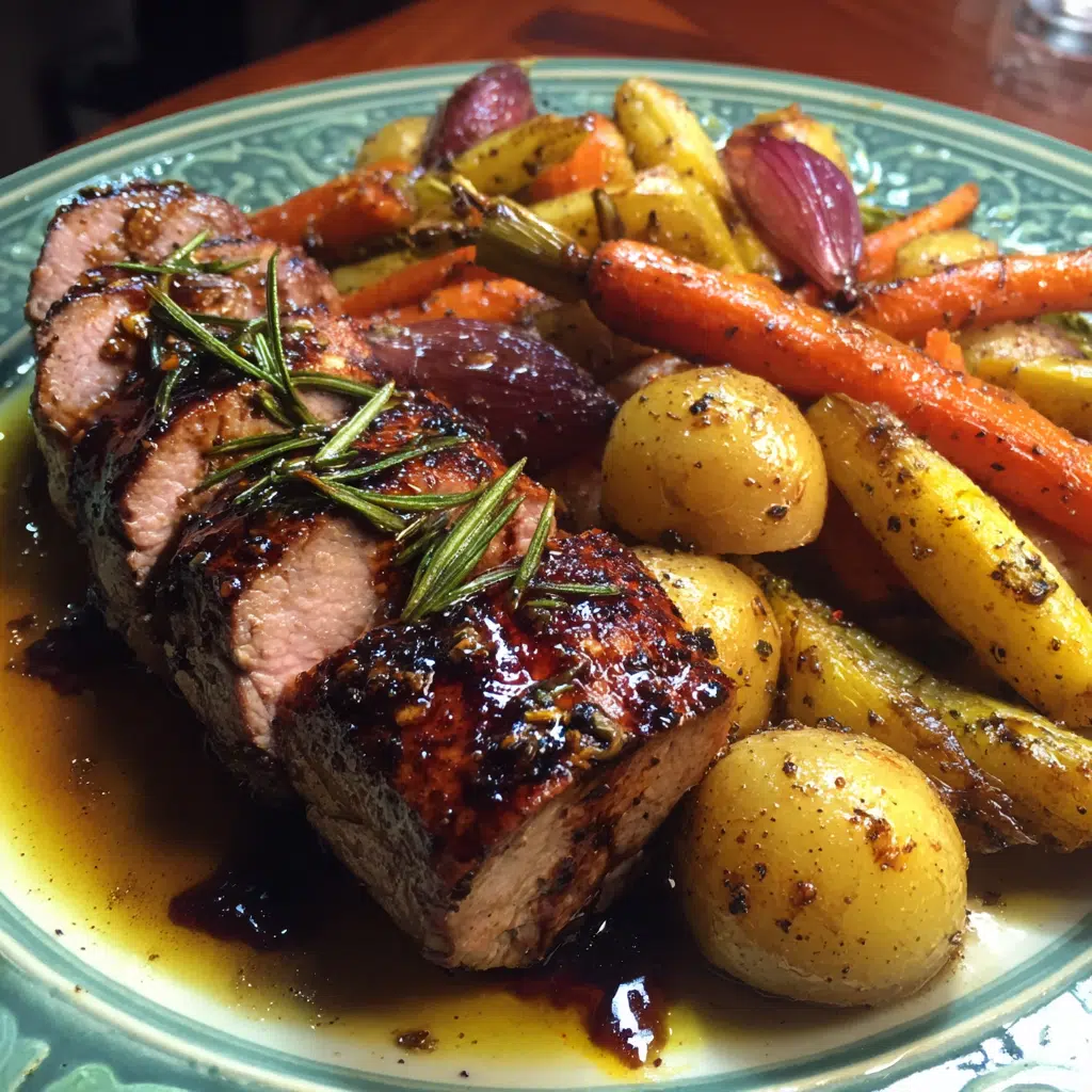 Balsamic Glazed Pork Tenderloin