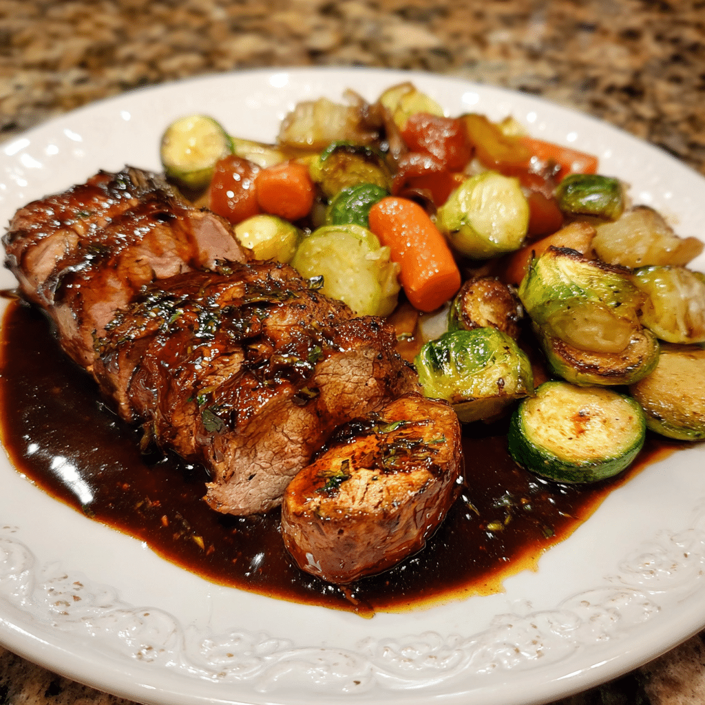 Balsamic Glazed Pork Tenderloin