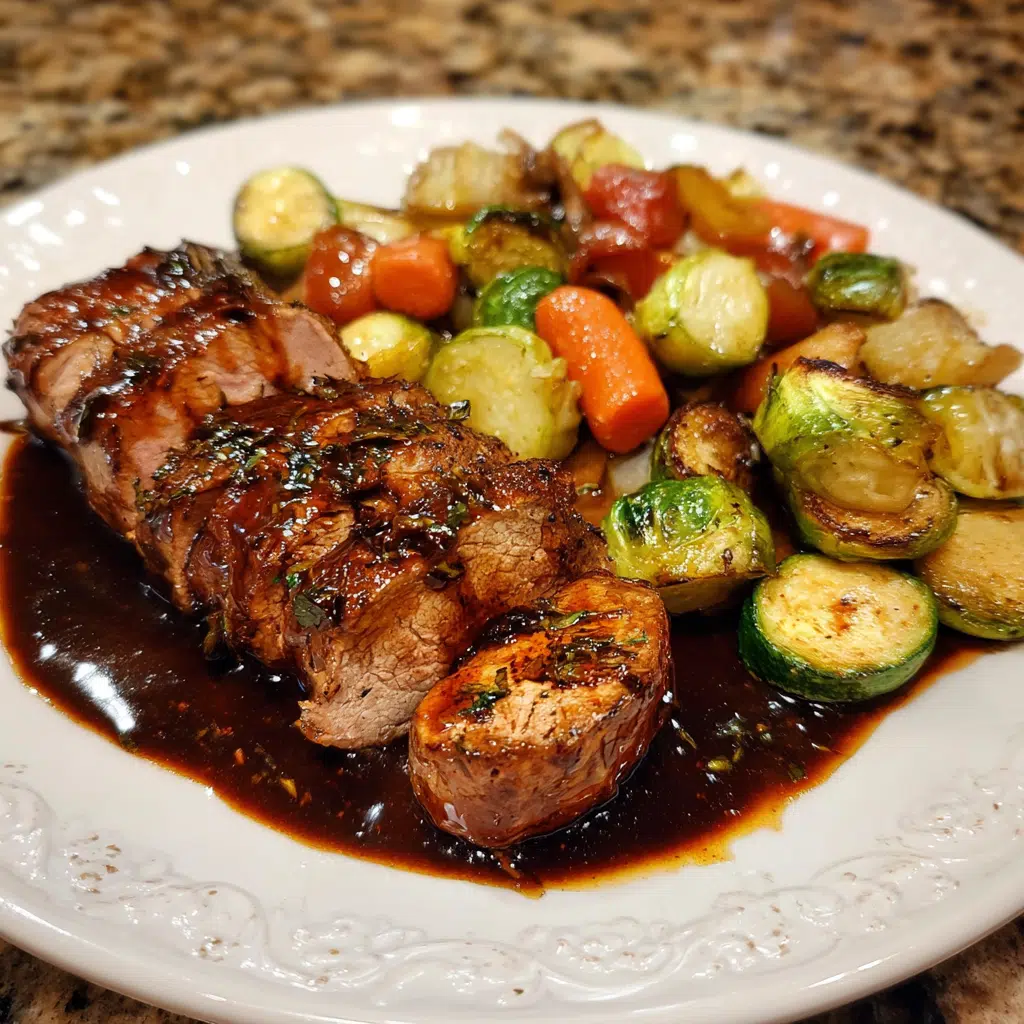 Balsamic Glazed Pork Tenderloin