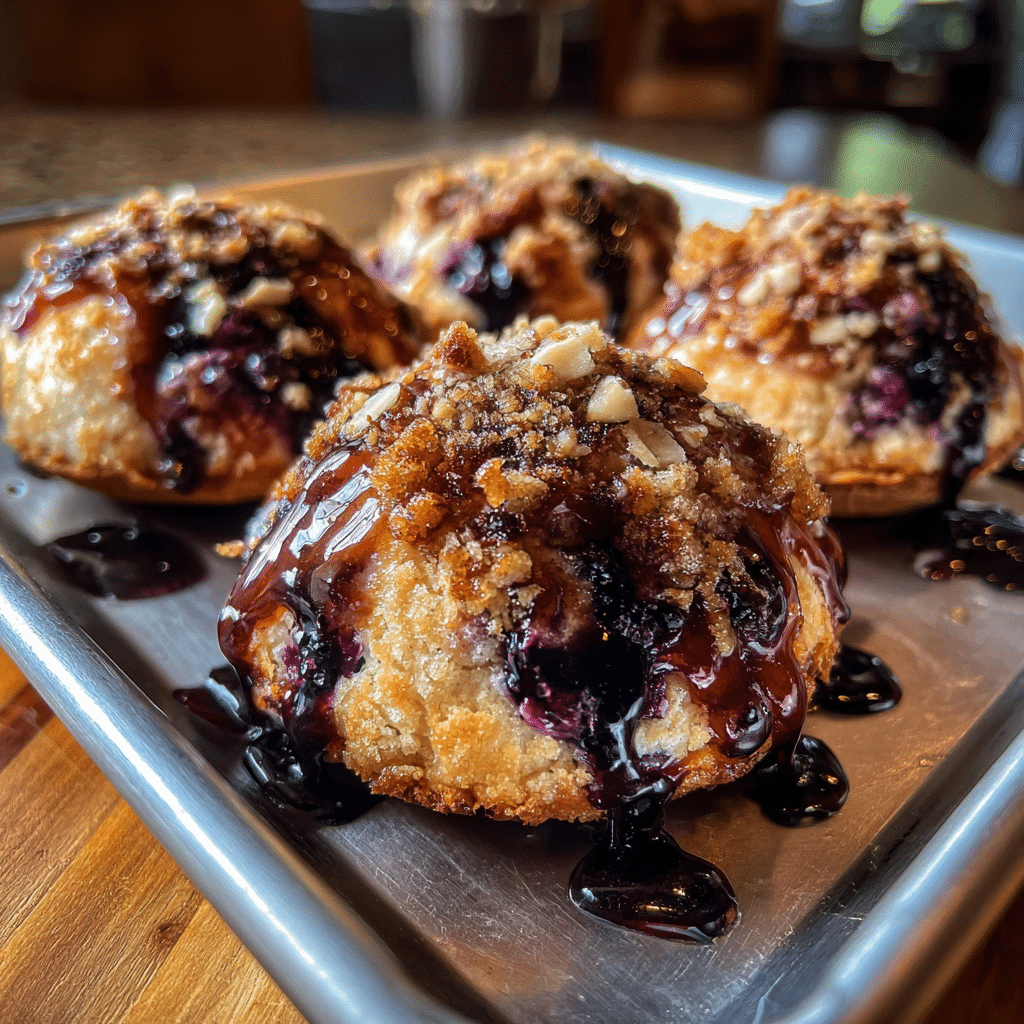 Blueberry Pie Bombs