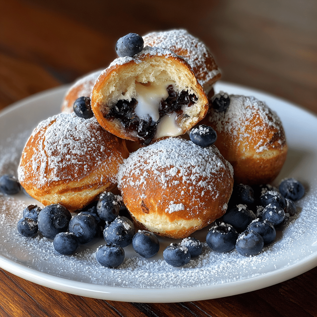 Blueberry Pie Bombs