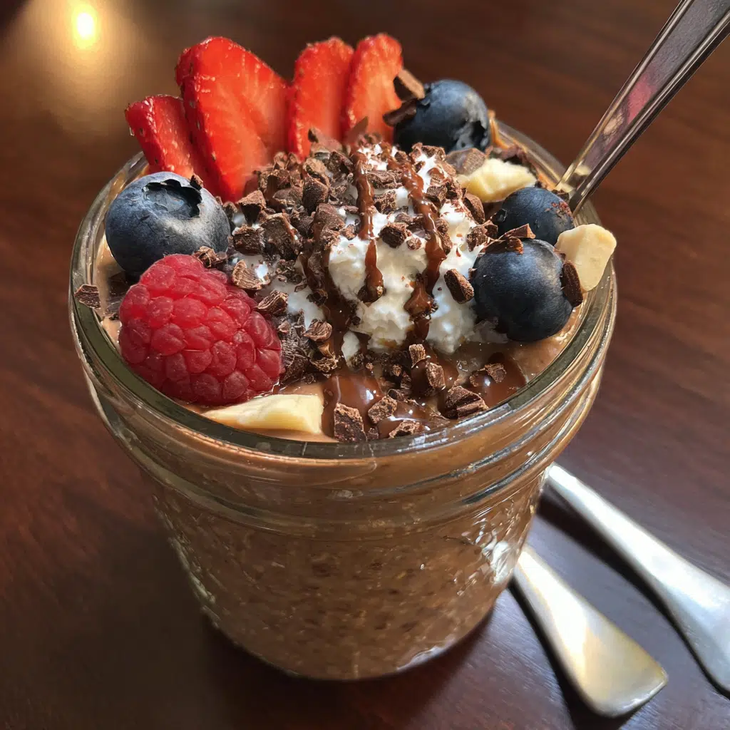 Brownie Batter Overnight Oats