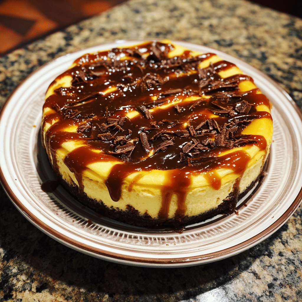 Caramel Brownie Cheesecake