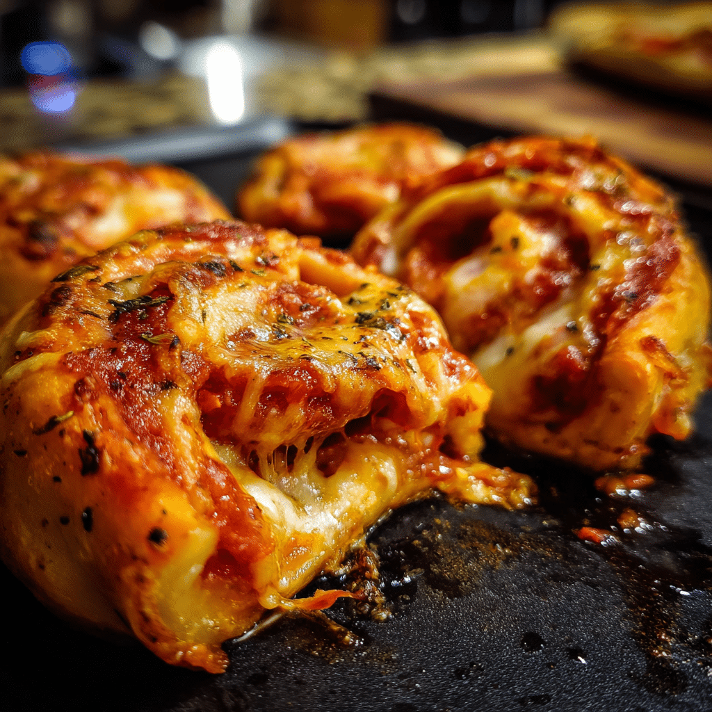 Cheesy Pepperoni Pizza Roll-Ups