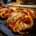 Cheesy Pepperoni Pizza Roll-Ups