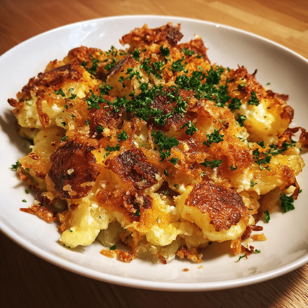 Cheesy Smashed Potatoes