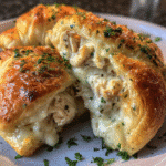 Chicken Alfredo Stuffed Crescents