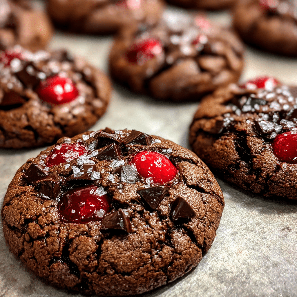 Chocolate Cherry Cookies