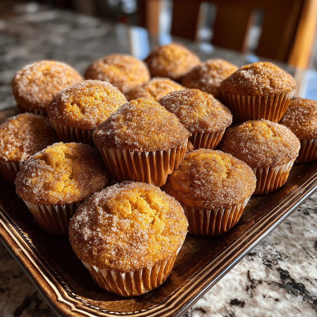Cinnamon Sugar Pumpkin Muffins