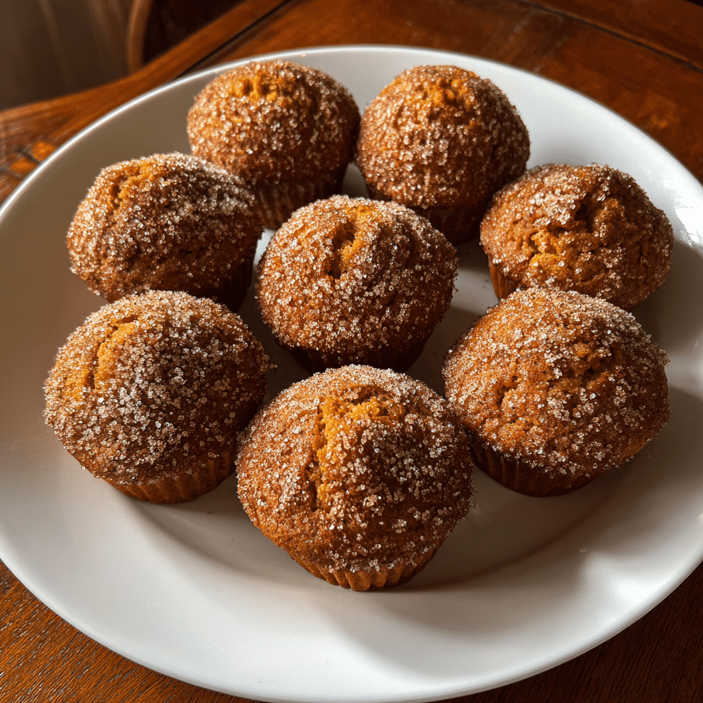 Cinnamon Sugar Pumpkin Muffins