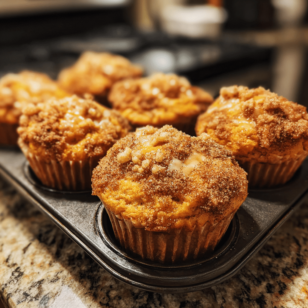 Cinnamon Sugar Pumpkin Muffins