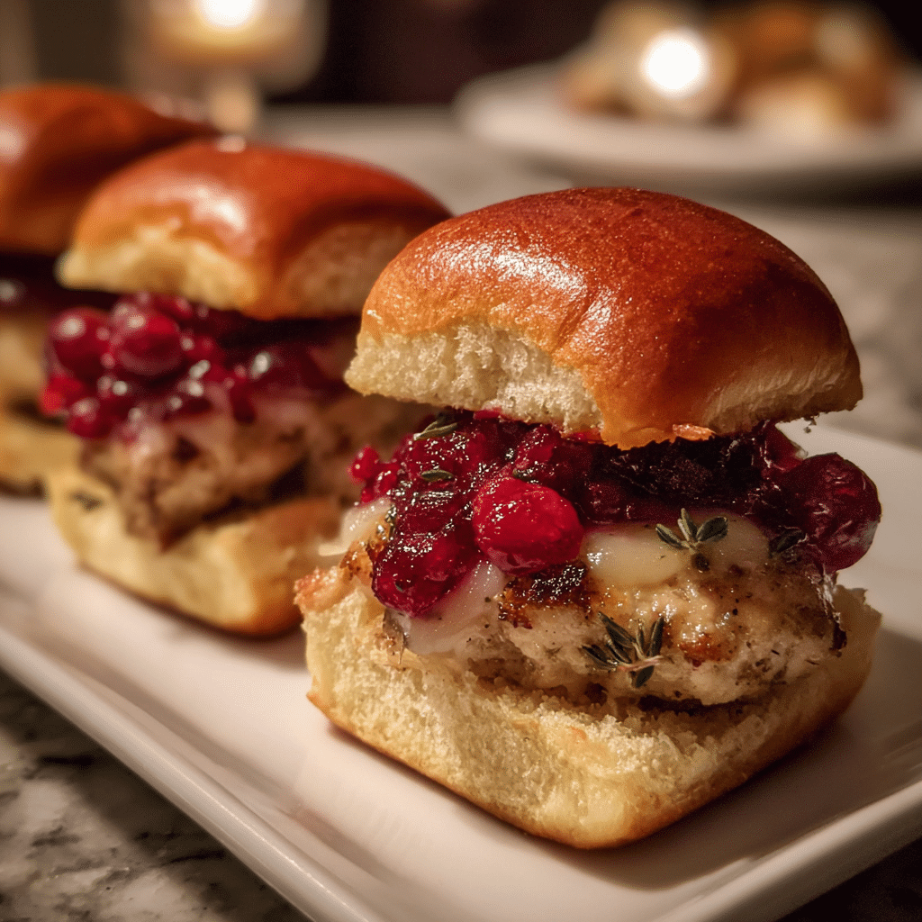 Cranberry Turkey Sliders