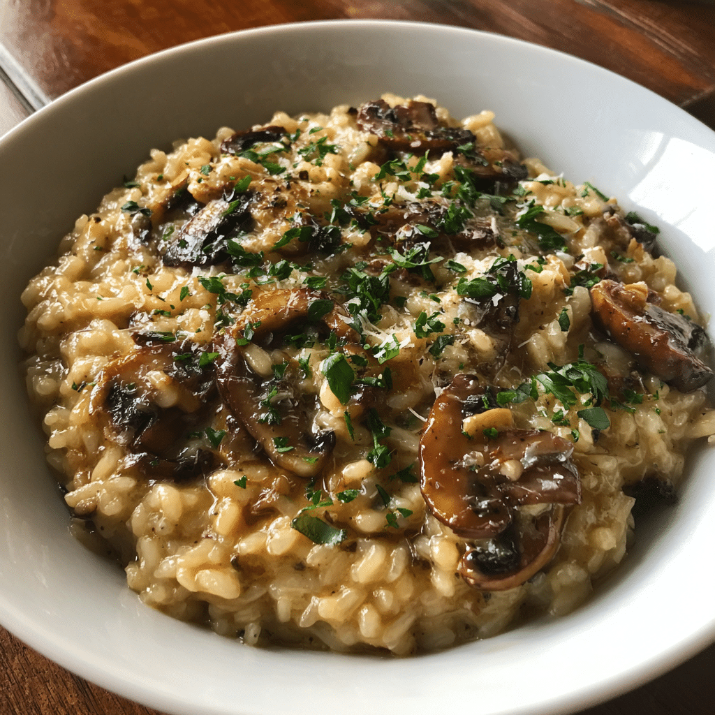 Creamy Mushroom Risotto
