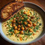 Creamy Roasted Chickpea Soup