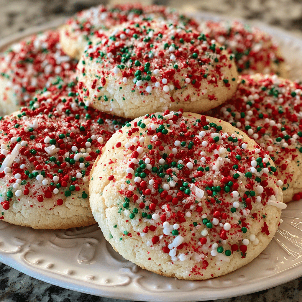 Crumbl Christmas Sugar Cookies
