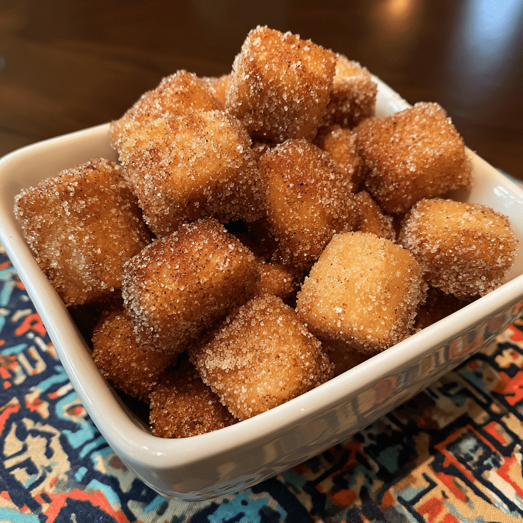 Baked Churro Bites