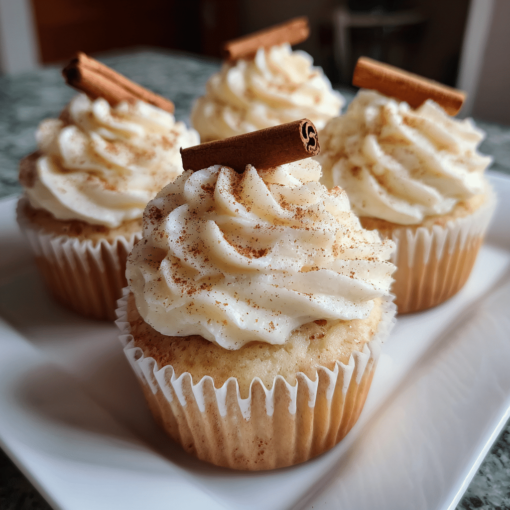 Eggnog Cupcakes